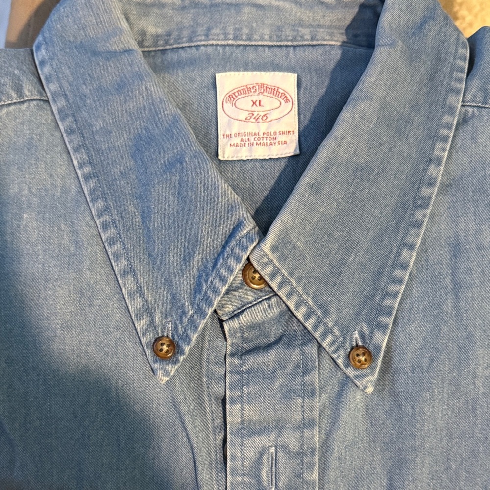Brooks Brothers denim original polo Shirt